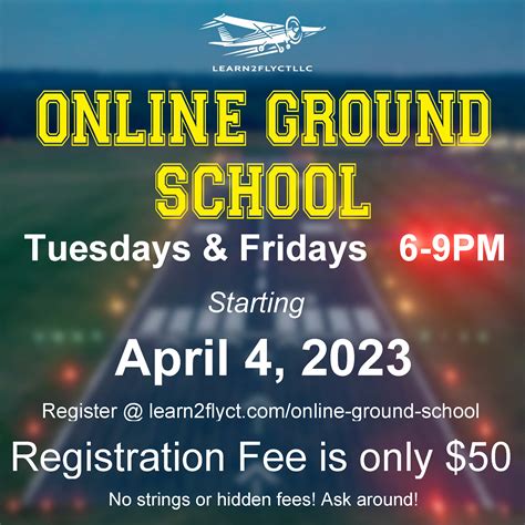 April 2023 Ground School - Learn 2 Fly Connecticut