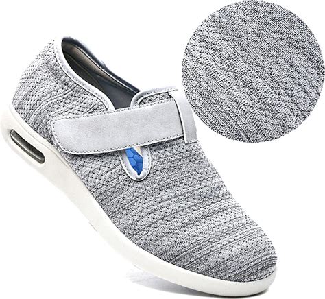 ALASON Women's Diabetic Shoes - Air Cushion Slip-On Orthopedic Walking ...