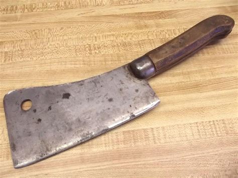 Vintage Foster Bros 7 Meat Cleaver 1823296974