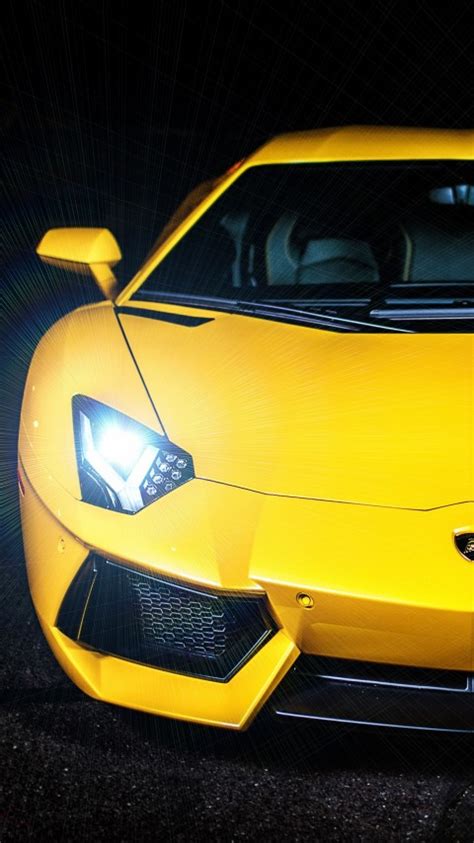 Download Lamborghini Aventador Front Lights - WallpaperTip