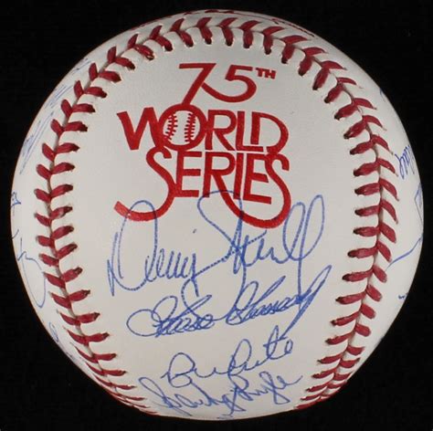 1978 Yankees World Series Champions Baseball Signed by (21) with Reggie ...