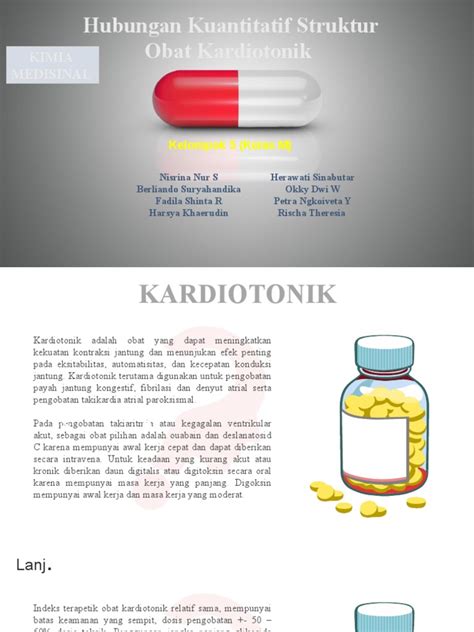 Hubungan Kuantitatif Struktur Aktivitas Obat Kardiotonik Medisinal Pdf