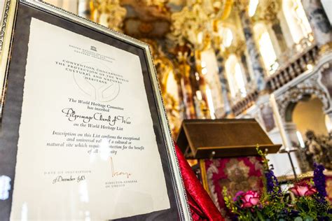 Wieskirche Feiert Jahre Unesco Weltkulturerbe Titel Mit