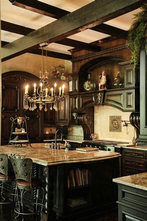 Old World Decor Gothic Kitchen Country Kitchen Designs Country