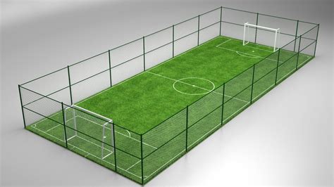 Indoor Football Pitch 3D model