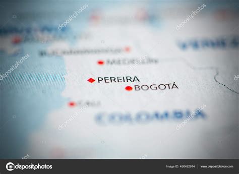 Pereira Colombia Map Stock Photo By ©aliceinwonderland2020 460482914