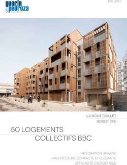 Logements Collectifs Bbc La Noue Caillet Bondy Int Gration