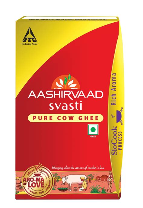 Buy Aashirvaad Svasti Pure Cow Ghee Desi Ghee With Rich Aroma 1L