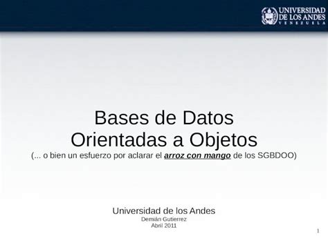 Pdf Bases De Datos Orientadas A Objetos Pdf Filenuevas Capas De