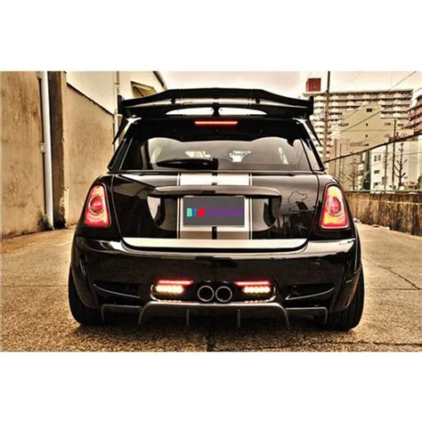 For Mini Cooper S R56 R57 Duell AG Style Carbon Fiber Rear Roof Spoiler