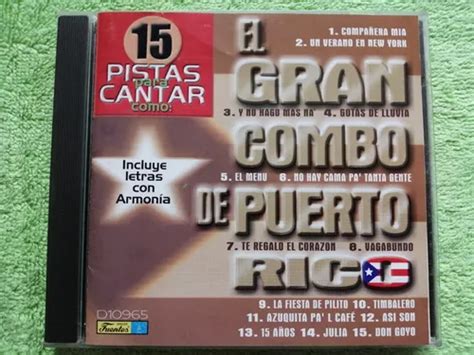 Eam Cd Pistas Para Cantar Como El Gran Combo Karaoke Env O Gratis