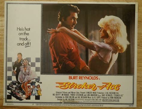 Original 1983 Lobby Card Movie Poster STROKER ACE Burt Reynolds Loni ...