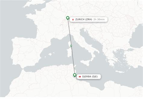 Direct Non Stop Flights From Djerba To Zurich Schedules