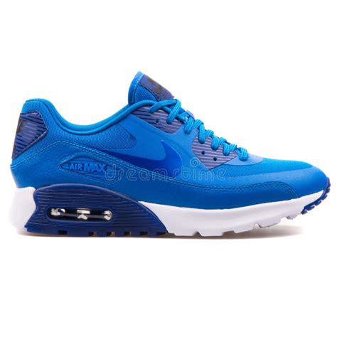 Nike Air Max Ultra Essential Blue Sneaker Editorial Stock Photo