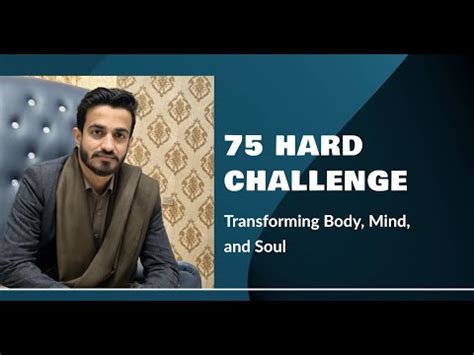 Transforming Body Mind And Soul Inam Abbasi Starts The 75 Hard