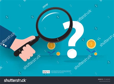 businessman question mark vector illustration business stock vector
