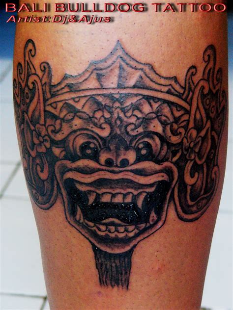 BALI BULLDOG TATTOOS: bali mask