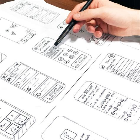 ux prototype sketch