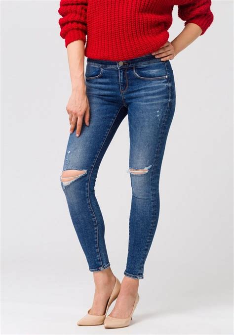 Miss Sixty Skinny Fit Jeans Blue Attack« Im Angesagten Used Look