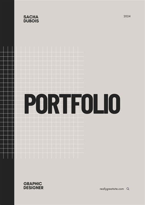 Graphic Design Portfolio Cover Examples