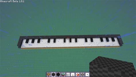 A working Keyboard Minecraft Map