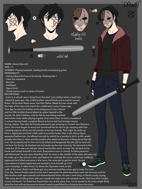 Creepypasta Oc Dennis Barcroft By 678ameyuri123 On Deviantart