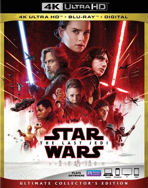 Star Wars: The Last Jedi [Includes Digital Copy] [4K Ultra HD Blu-ray ...