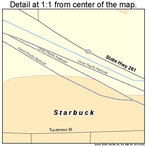 Starbuck Washington Street Map 5367490