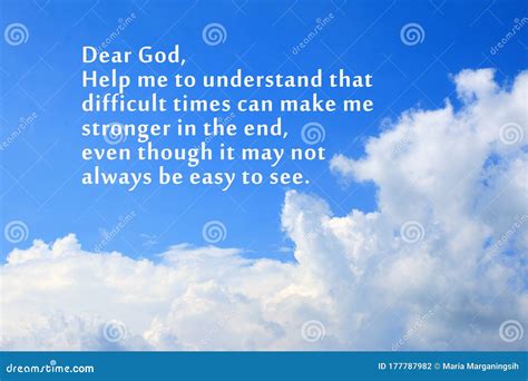 Prayer Inspirational Quote - Dear God, Help Me To Understand that ...