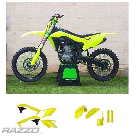 Sada plastů Polisport Plastic Kit Kawasaki KX250F 17 Flo Yellow