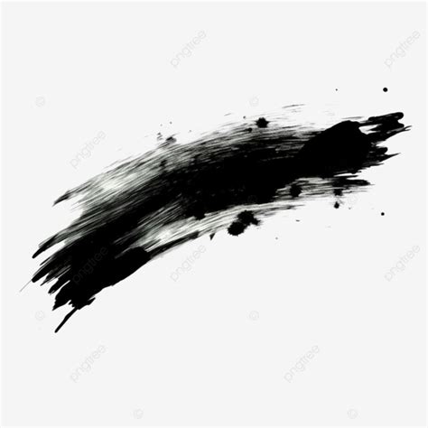 Black Grunge Art Brush Stroke Brush Paint Brush Grunge Brush PNG