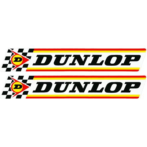 2x Dunlop Style 8 Stickers Decals Decalshouse