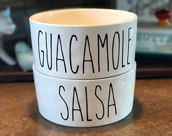 Rae Dunn Inspired Guacamole And Salsa Vinyl Decal Rae Dunn Bowl Decal