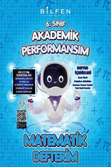 6 Sınıf Matematik Akademik Performansım Defterim Bilfen Yayıncılık 6