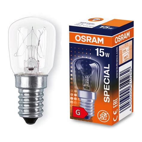 LAMPADA FRIGORIFICO SPC T26 57 CL 15W 230V E14 OSRAM 310282