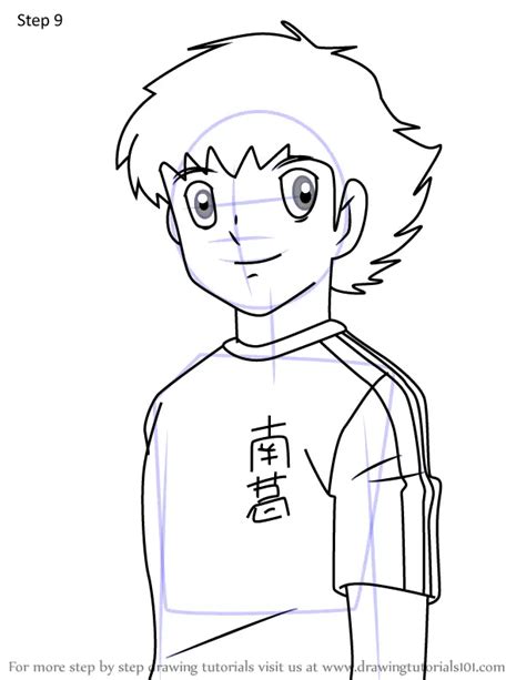 How To Draw Tsubasa Ozora From Captain Tsubasa Captain Tsubasa Step