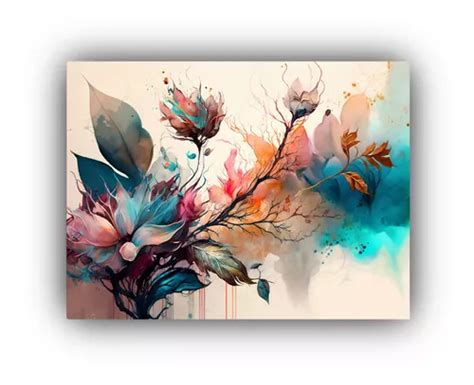 Arte De Pared Tela Sublimada Abstracto Living X Cm Cuotas Sin Inter S