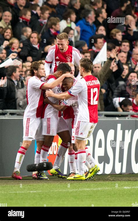 Amsterdam, Netherlands. 26th Nov, 2013. Ajax team group Football ...