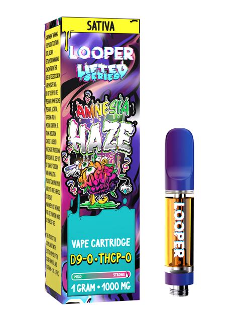 Shop Looper Lifted Series Live Resin Vape Cartridge Amnesia Haze