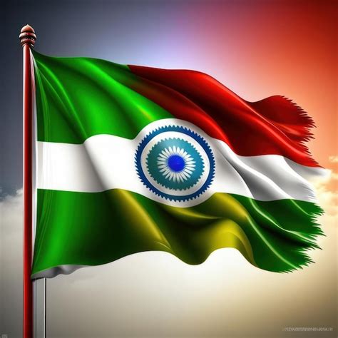 Premium AI Image | National flag of India Indian Independence Day