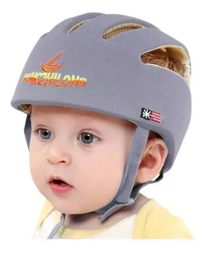 Casco Protector Para Bebes Antigolpes Ajustable Colores Luegopago