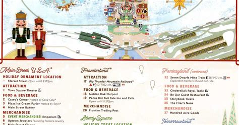 Mickey S Very Merry Christmas Party Guide Map 2023