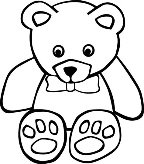 Teddy Bear Outline Drawing At Getdrawings Free Download