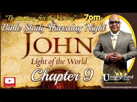 Thursday Night Bible Study Completion Of John Chapter Pastor