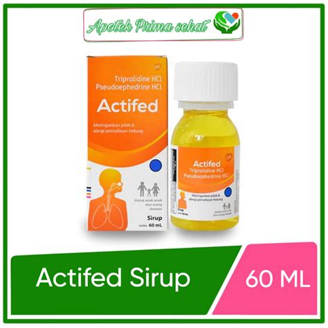 Jual Obat Batuk Actifed Plus Kuning Cough Expectorant Sirup