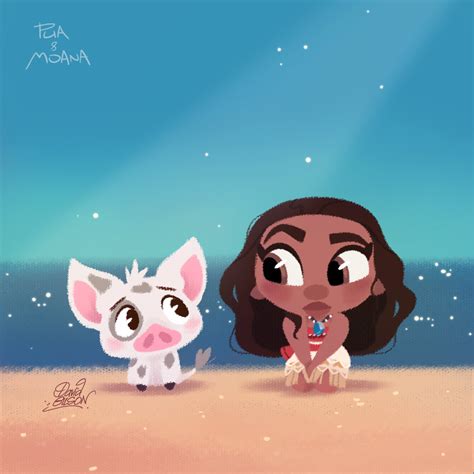 Disneys Pua And Moana By Princekido On Deviantart