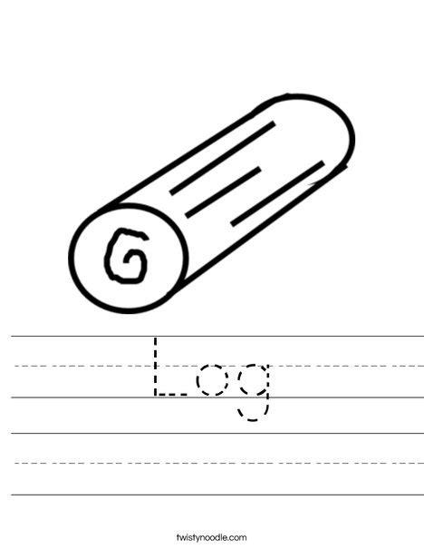 Log Worksheet - Twisty Noodle