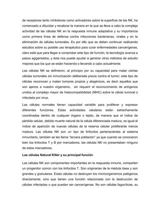 C Lulas Natural Killer Y Su Uso Antitumoral Pdf