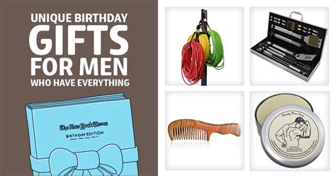 51 Unique Birthday Gifts for Men Who Have Everything - Dodo Burd