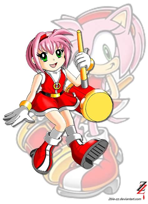 Amy Rose - Human form by 2ble-ZZ on DeviantArt